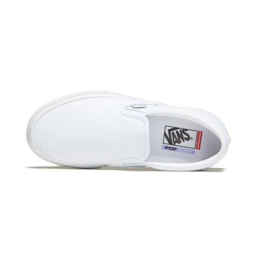 Shoes * | Bestsellers Vans. Skate Slip-On. True White.