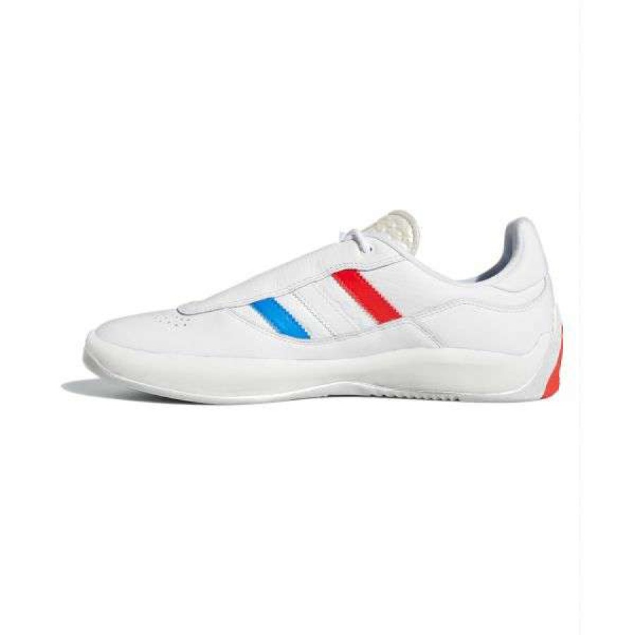 Shoes * | Closeout Sale Adidas. Puig Pro. Cloud White / Blue Bird / Vivid Red.