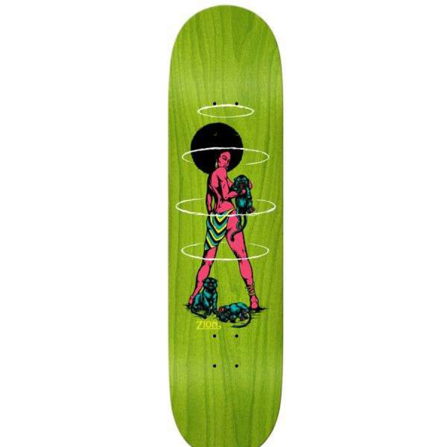 Skateboards * | Special Real. Zion Cubs 8.5 Pro Deck. Off White/Multi-Color.