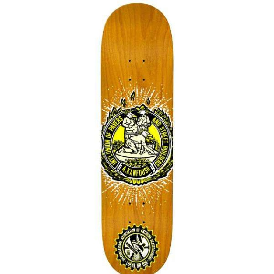 Skateboards * | Classical Anti-Hero. Kanfoush Local 18 Pro Deck. 8.38. Assorted Color Veneers.