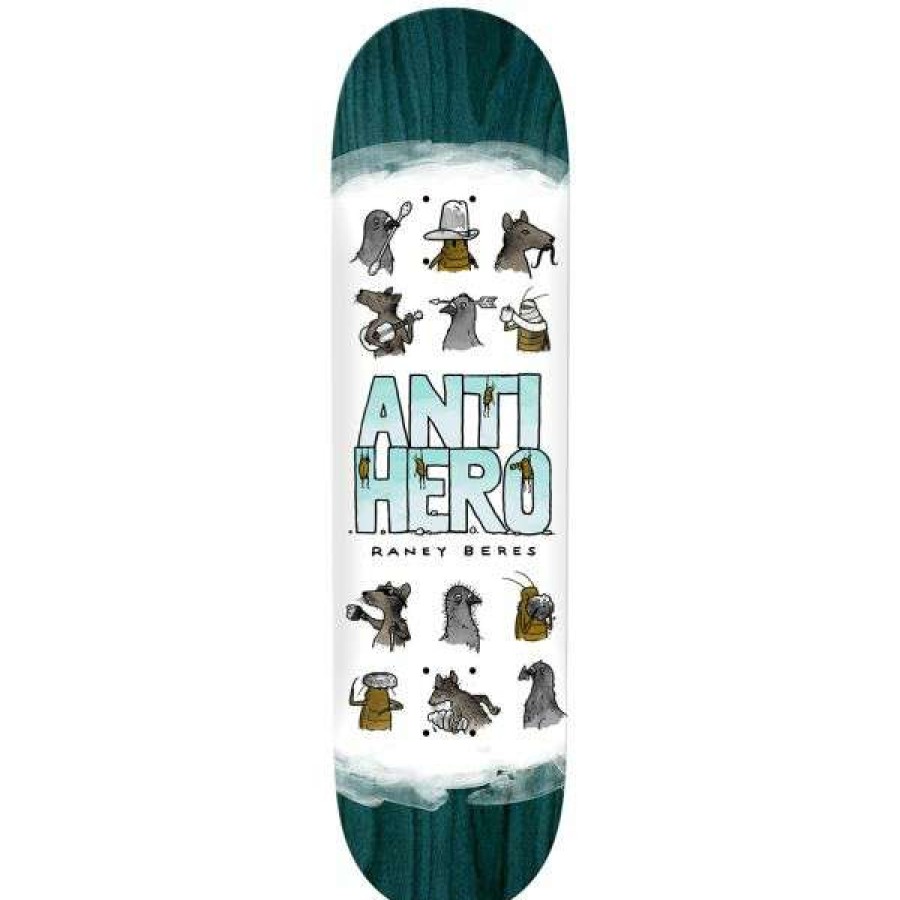 Skateboards * | High Quality Anti-Hero. Raney Beres Usual Suspects Pro Deck 8.38. Assorted Color Veneers.