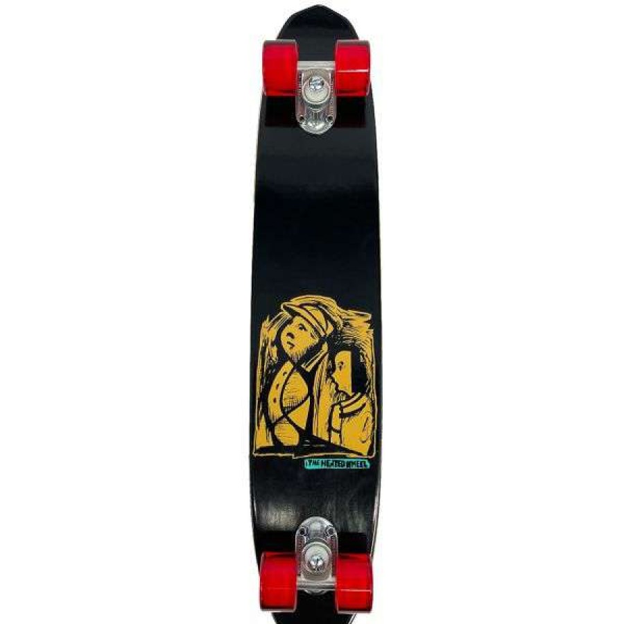 Skateboards * | Clearance The Heated Wheel. Polarizer Frontier Gold Complete. 27.5In X 6In.