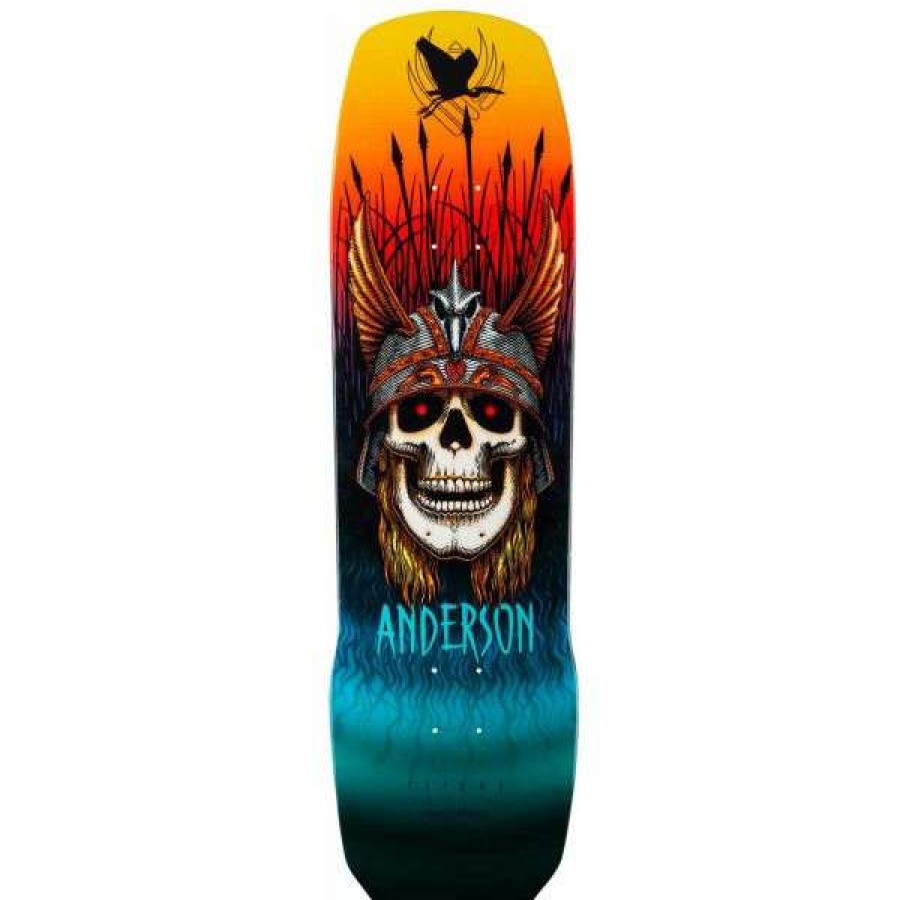 Skateboards * | High Quality Powell Peralta. Andy Anderson Heron Flight Deck. 9.13 In.