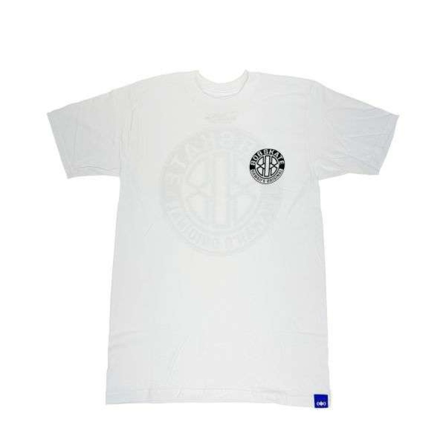 Clothing * | High Quality 808 Skate. Medallion T-Shirt. White.