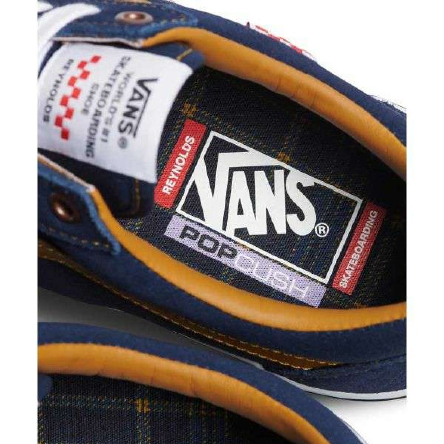 Shoes * | Best Price Vans. Skate Old Skool Andrew Reynolds. Navy/Golden Brown.