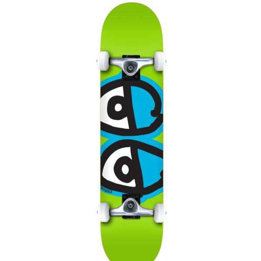 Skateboards * | Shop Krooked. Eyes Complete 8.25. Green / Blue.