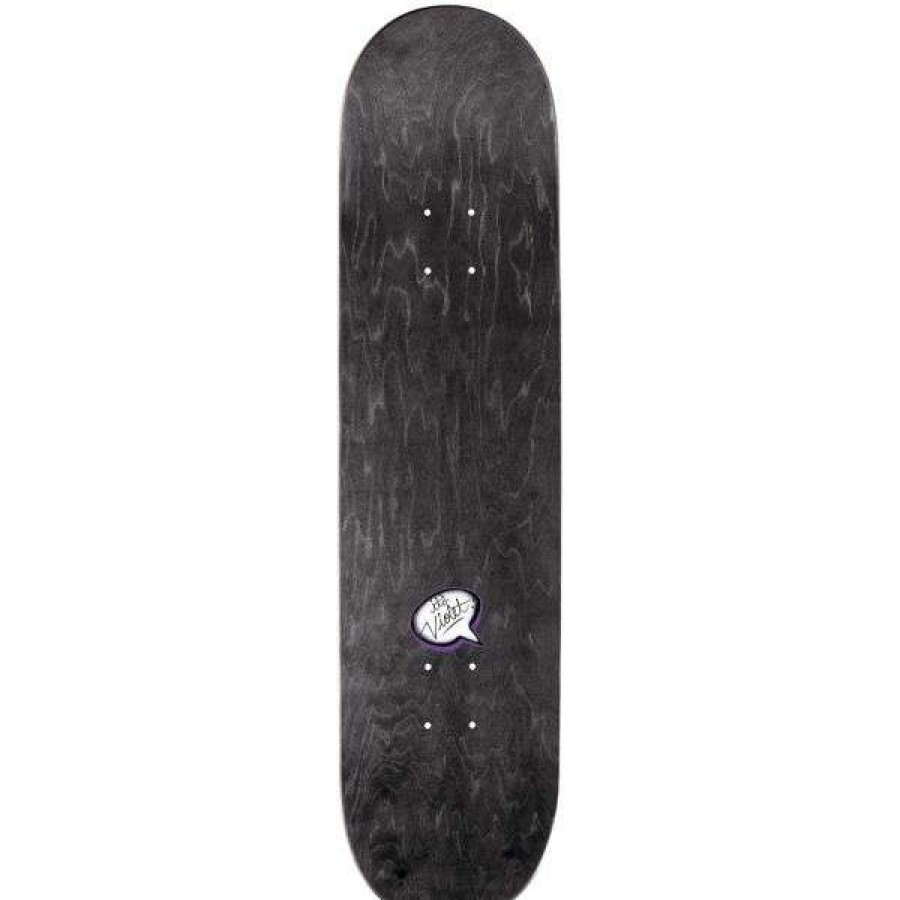 Skateboards * | Online It'S Violet! Skateboards. Peace (Psalm 91) Deck. Violet.