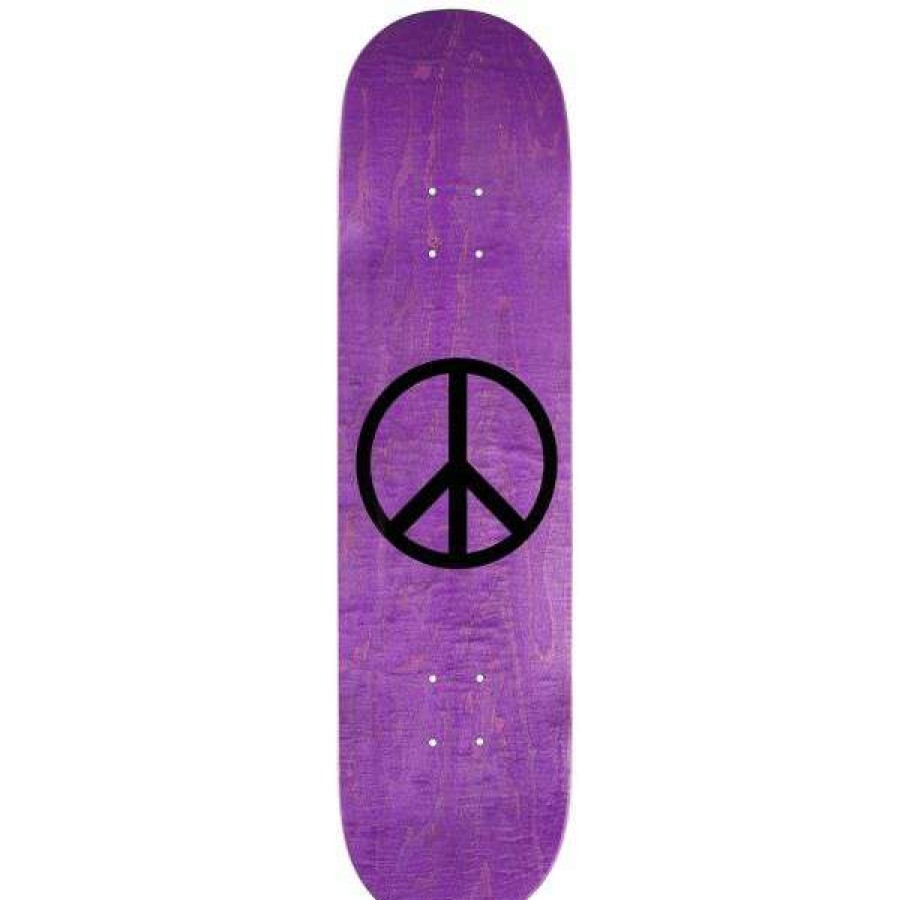 Skateboards * | Online It'S Violet! Skateboards. Peace (Psalm 91) Deck. Violet.