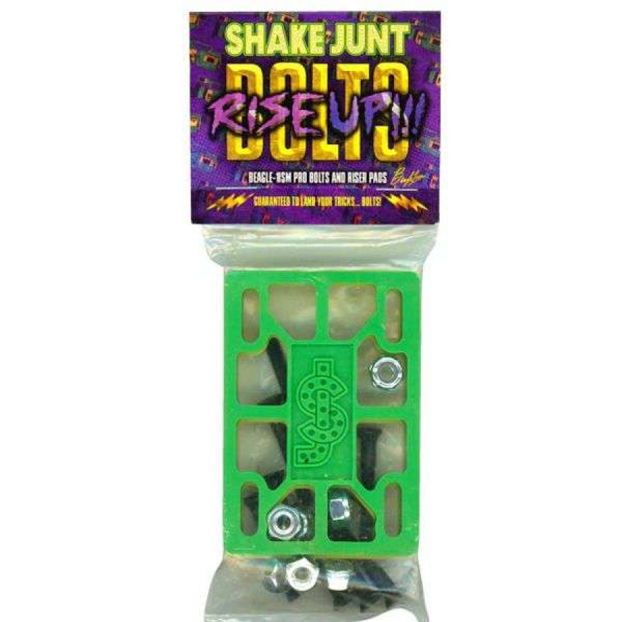 Accessories * | Official Shake Junt. Beagle Rise Up 1/4 Inch Riser 1.25 Inch Phillips. Green/Yellow.