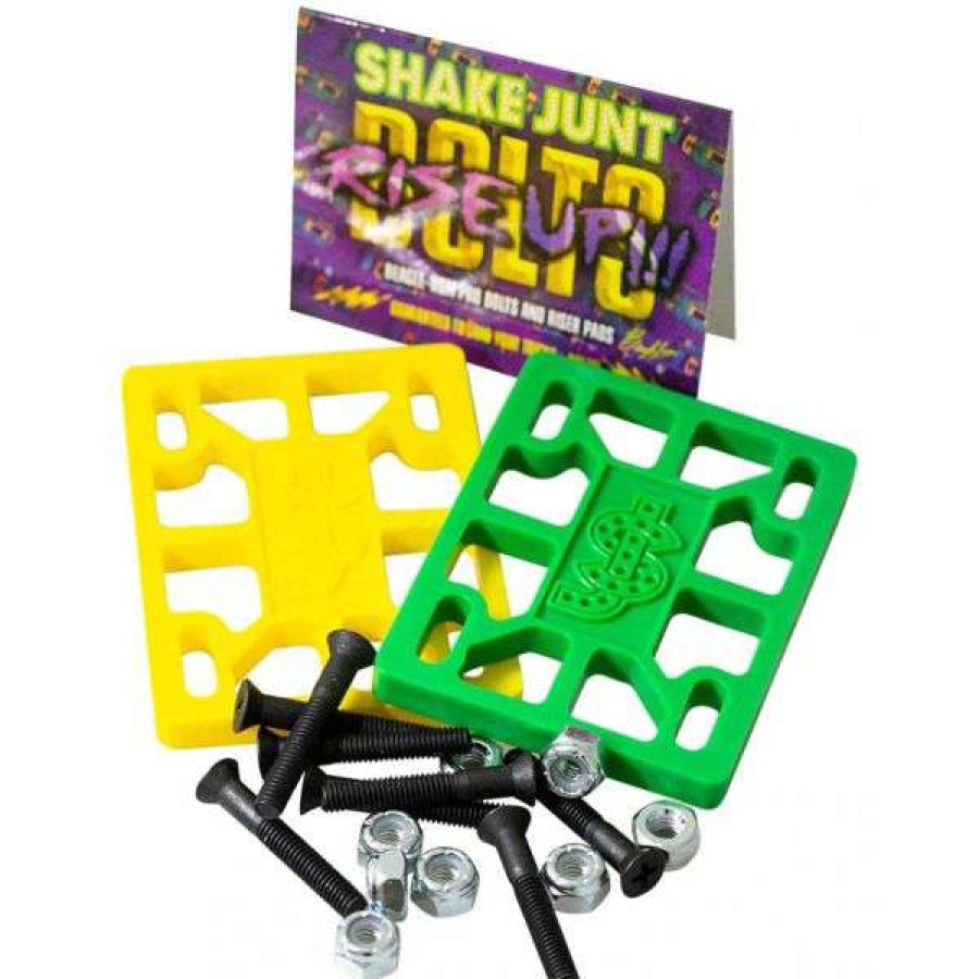 Accessories * | Official Shake Junt. Beagle Rise Up 1/4 Inch Riser 1.25 Inch Phillips. Green/Yellow.