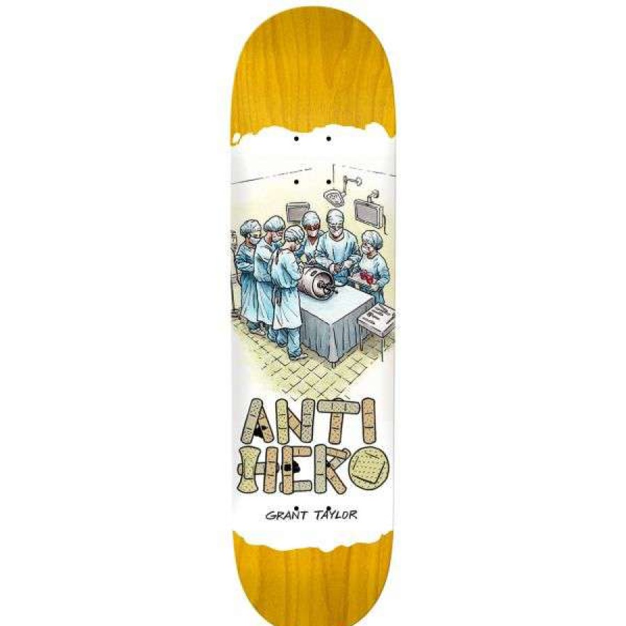 Skateboards * | New Threads Anti-Hero. Taylor Medicine Pro Deck 8.38. Assorted Colored Veneers.