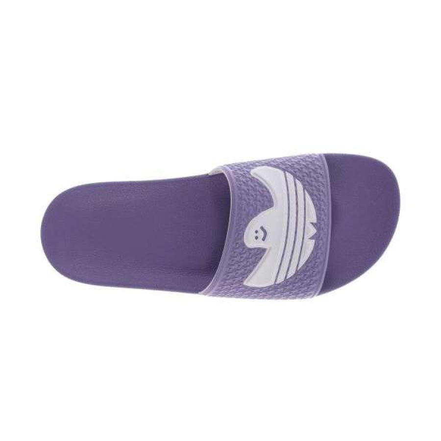 Shoes * | Best Price Adidas. Shmoofoil Slides. Magic Lilac/White.