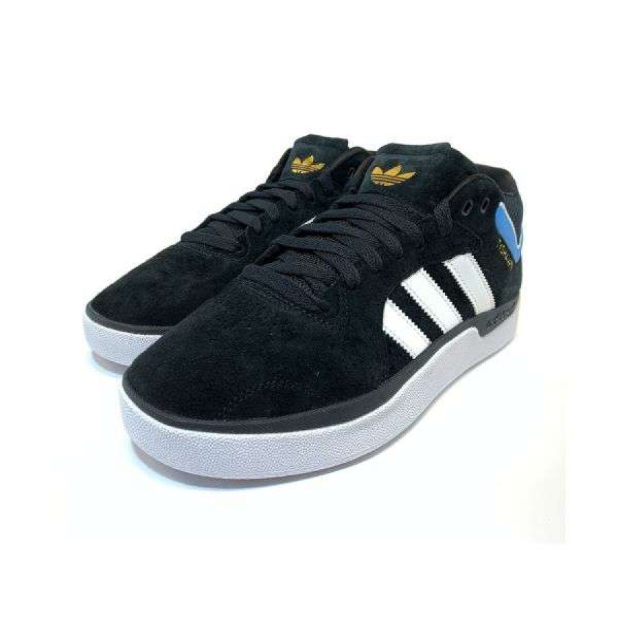 Shoes * | Best Price Adidas. Tyshawn. Black/ Light Blue/ White.