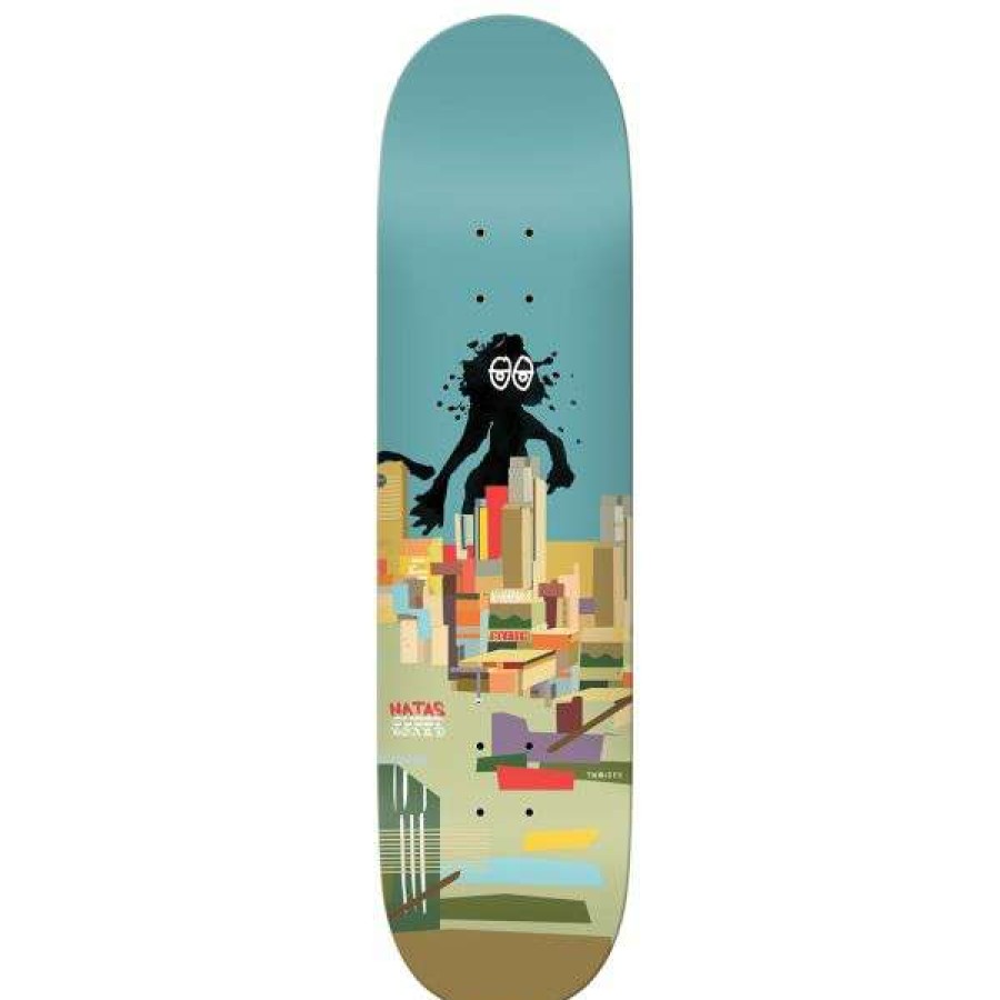 Skateboards * | Best Price Krooked. Natas Art By Natas Pro Deck 8.38 X 32.25 Multi-Color.