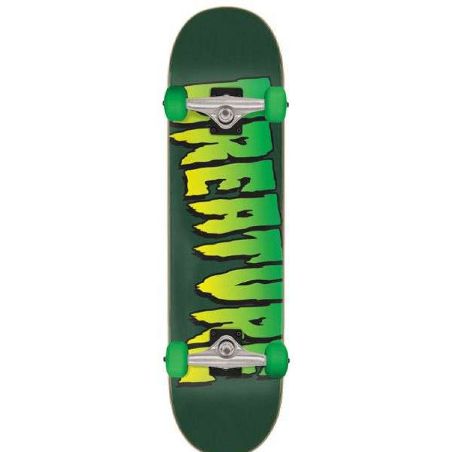 Skateboards * | Bestsellers Creature. Logo Complete. 8.0. Green/Black.