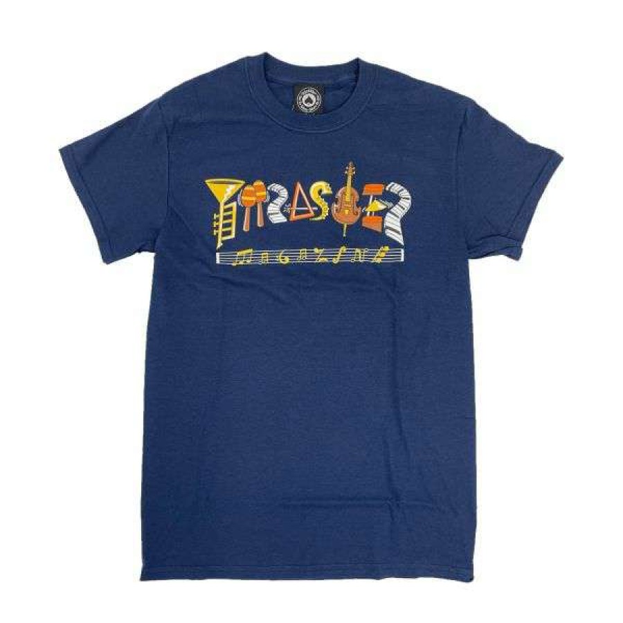 Clothing * | Closeout Sale Thrasher. Fillmore T Shirt. Navy.