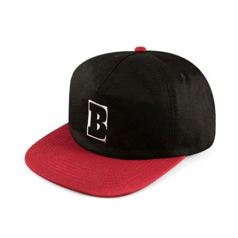 Clothing * | Special Baker. Capital B Snapback. Black/Red.