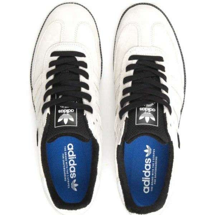 Shoes * | Closeout Sale Adidas. Samba Adv Shoes. White/Core Black/Bluebird.