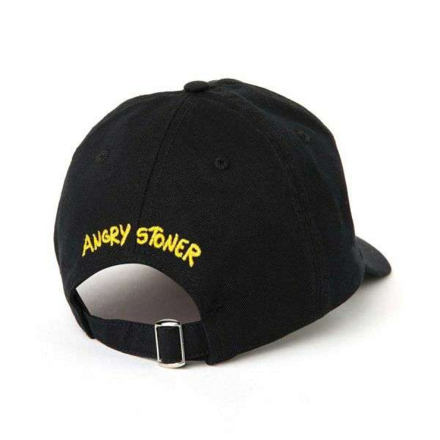 Clothing * | Best Price Polar. Angry Stoner Cap. Black.