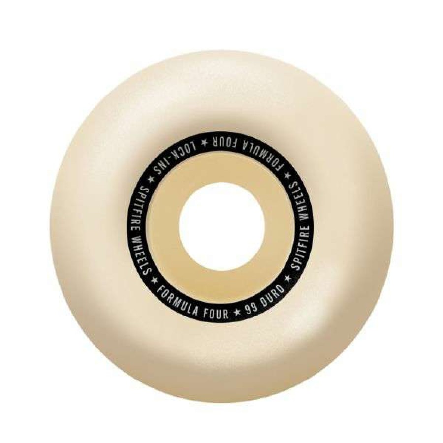 Skateboards * | Special Spitfire. Lock-Ins Formula 4. 99A. 53Mm. Natural/Blue Label.