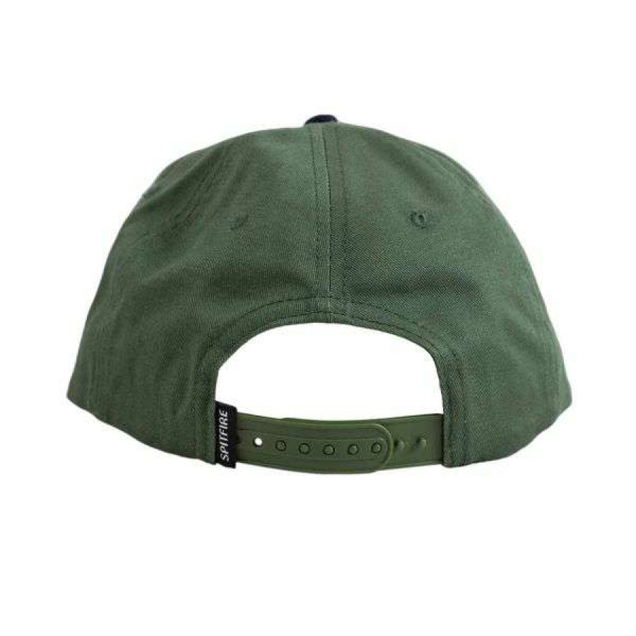 Clothing * | Tendy Style Spitfire. Classic 87 Swirl Snapback. Dark Green.