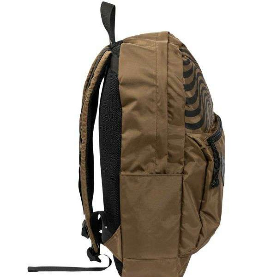 Accessories * | Shop Spitfire. Big Head Swirl Back Pack. Brown / Black.