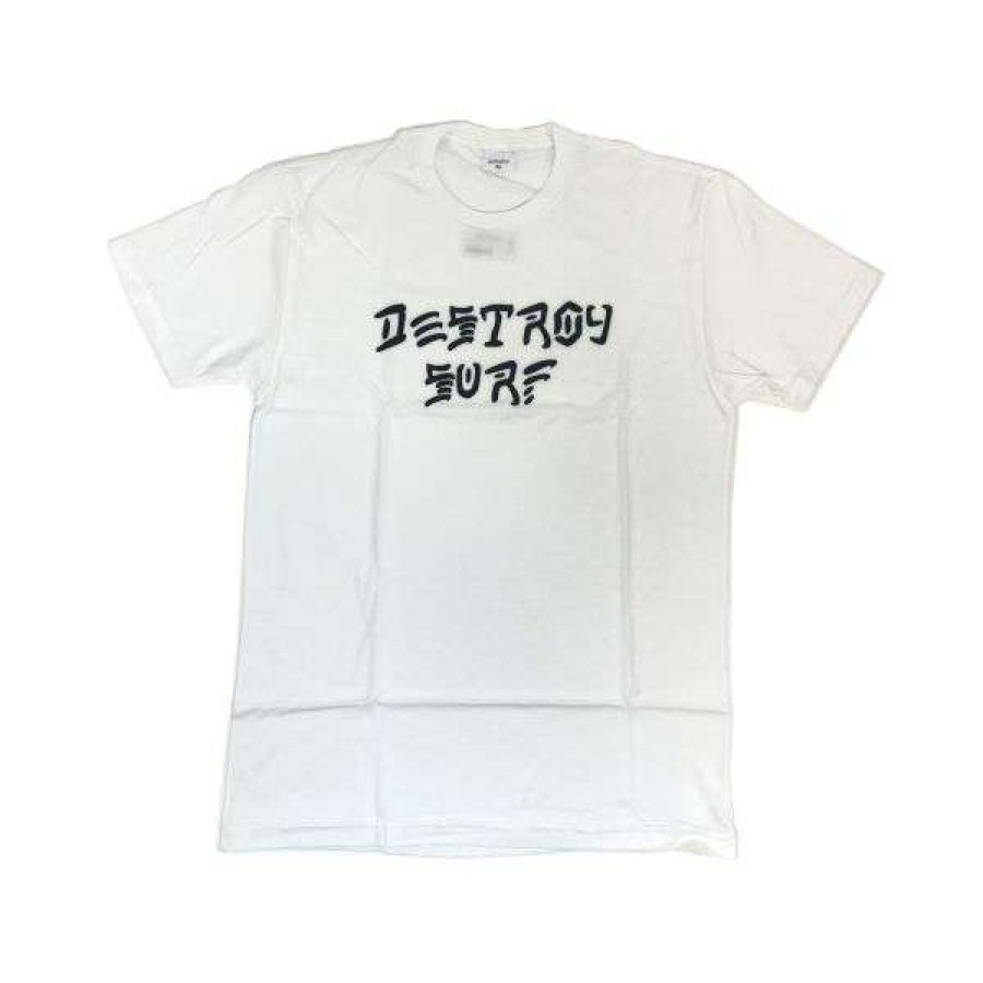 Clothing * | Best Price Gnar Hunters. Destroy T Shirt. White.