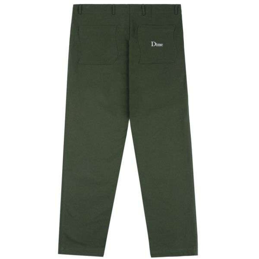 Clothing * | Best Price Dime. Chino Pants. Dark Olive.