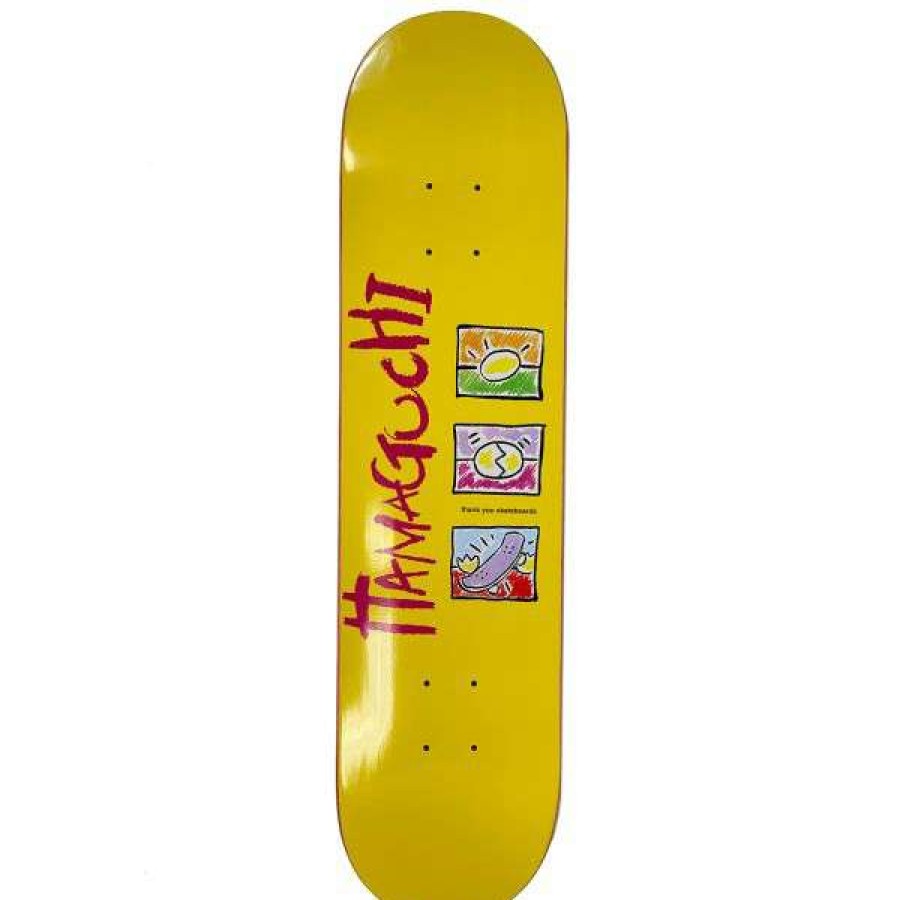 Skateboards * | Online Thank You Skateboards. Hamagotchi Deck.