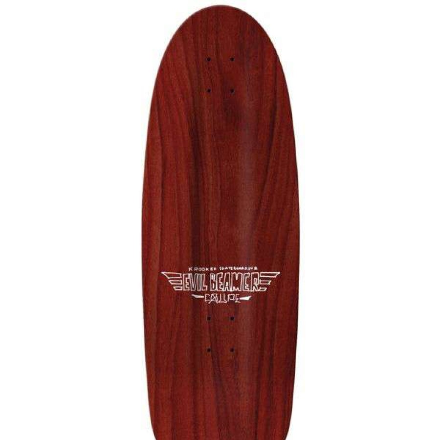 Skateboards * | Quality Guarantee Krooked. Evil Beamer Coupe Shape Deck. 10.75 X 29.2 14.73 Wb. Assorted Colors.