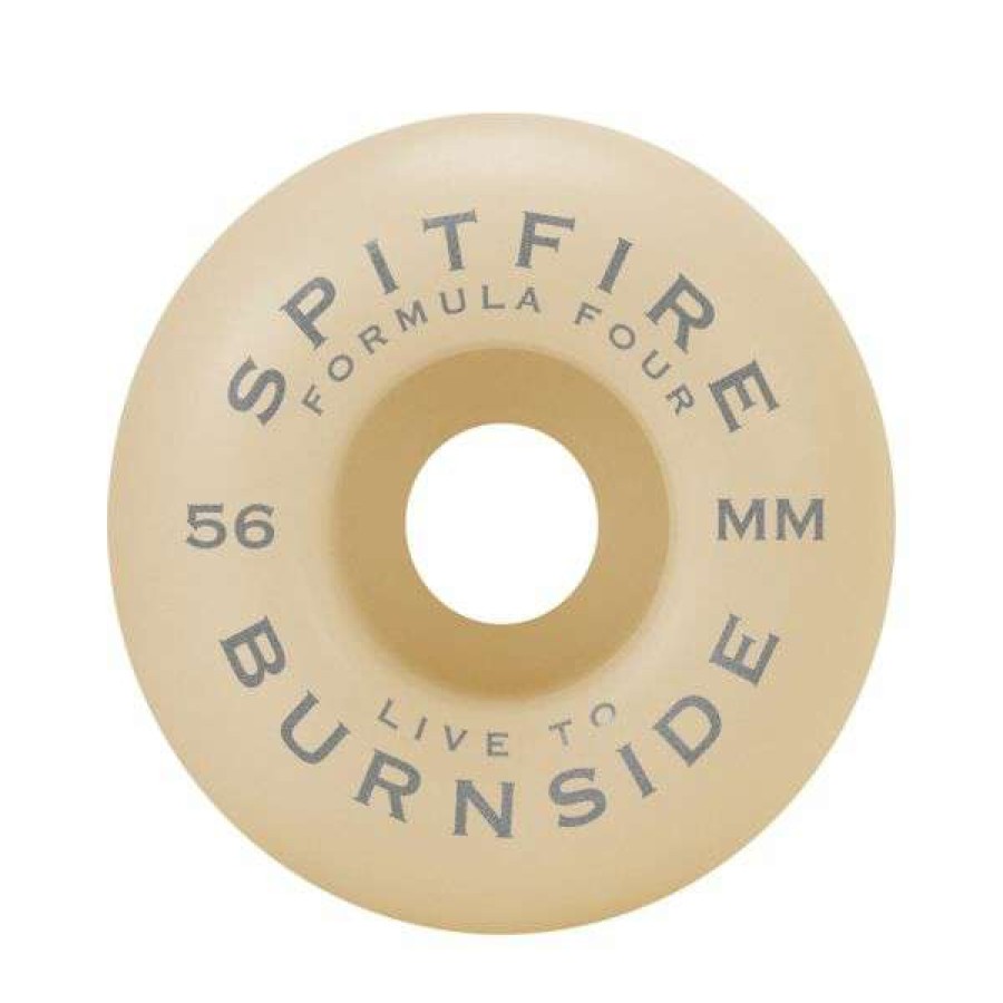 Skateboards * | Special Spitfire. F4 99 Live To Burnside Classic Shape 56Mm Team Wheels. Natural.