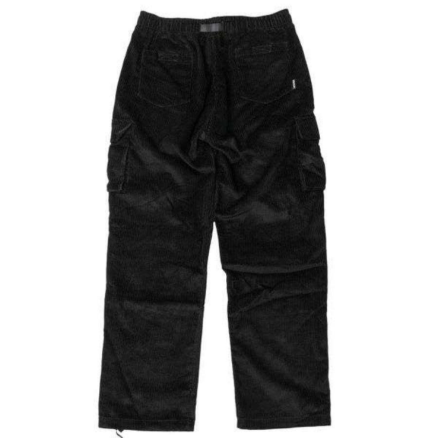 Clothing * | New Arrivals Spitfire. Big Head Fill Cargo Corduroy Pants. Black.