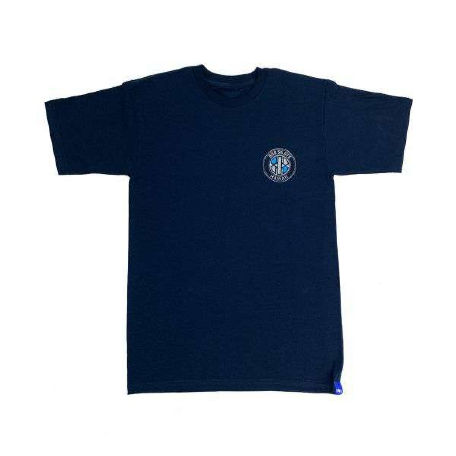 Clothing * | High Quality 808 Skate. Performance T-Shirt. Navy.