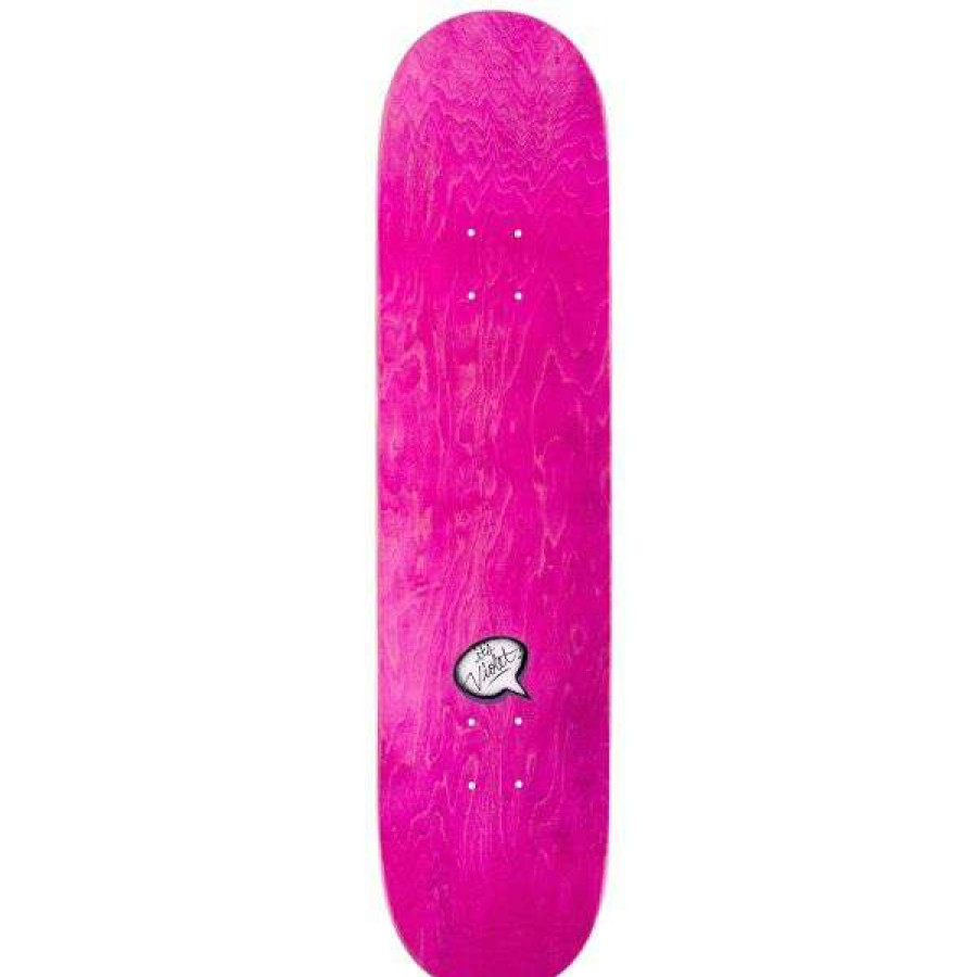 Skateboards * | Tendy Style It'S Violet! Skateboards. Peace (Psalm 91) Deck. Pink.