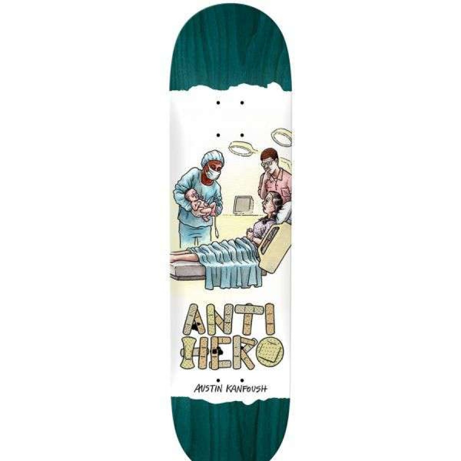 Skateboards * | Official Anti-Hero. Kanfoush Medicine Pro Deck 8.12. Assorted Colored Veneers.