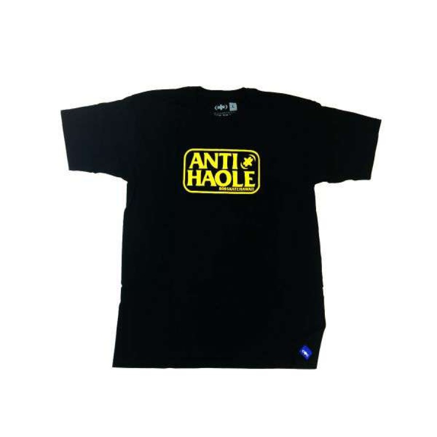 Clothing * | Best Price 808 Skate. Anti Haole T-Shirt. Black