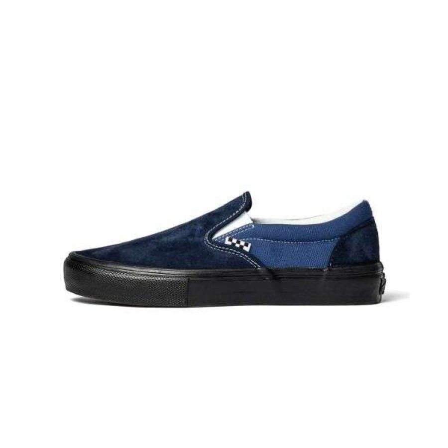 Shoes * | Closeout Sale Vans. Skate Slip-On Vcu. Navy/Black.