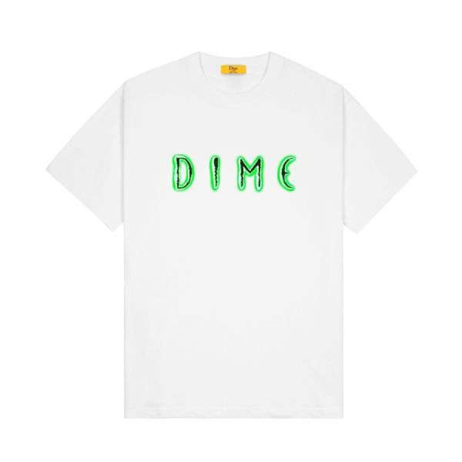 Clothing * | High Quality Dime. Sil Tshirt. White.