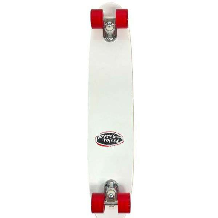 Skateboards * | Best Sale The Heated Wheel. Polarizer White Complete. 27.5In X 6In.