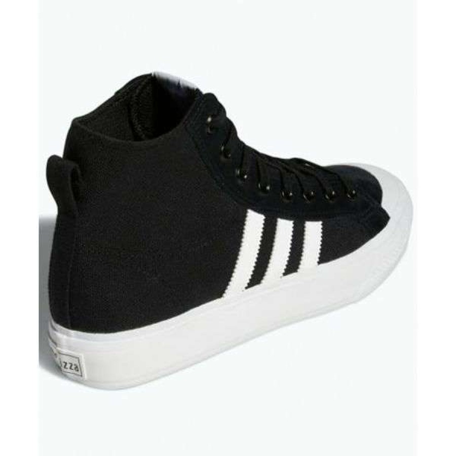 Shoes * | New Arrivals Adidas. Nizza Hi Adv. Core Black / Cloud White / Bliss Blue.