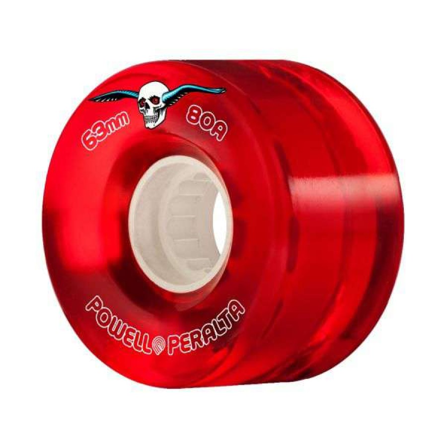 Skateboards * | Online Powell. Clear Cruisers. 63Mm. 80A.