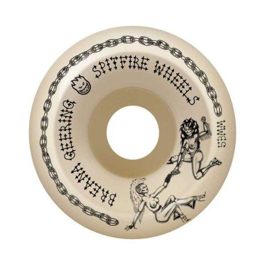 Skateboards * | Bestsellers Spitfire. F4 99 Breana Geering Pro Conical Full 53Mm Wheels. Natural.