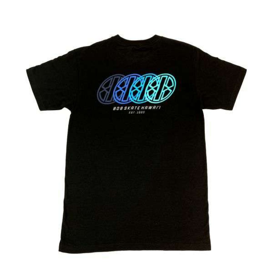 Clothing * | High Quality 808 Skate. Medallion Fade T Shirt. Black.